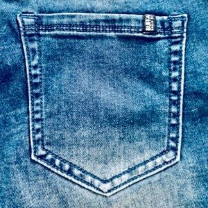 NWT Buffalo Jeans Women’s 29 X 29 Blue Skinny Sequins Mid Rise Stretch Denim